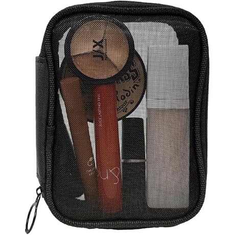Mini Mesh Makeup Bag: Your Travel Must-Have for Organized Beauty Essentials