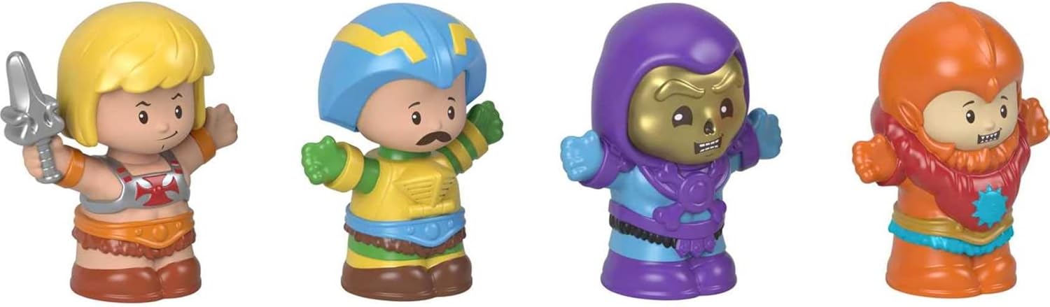 Little People Collector Masters of the Universe Special Edition Set for Adults & Fans, 4 Figures in Display Package