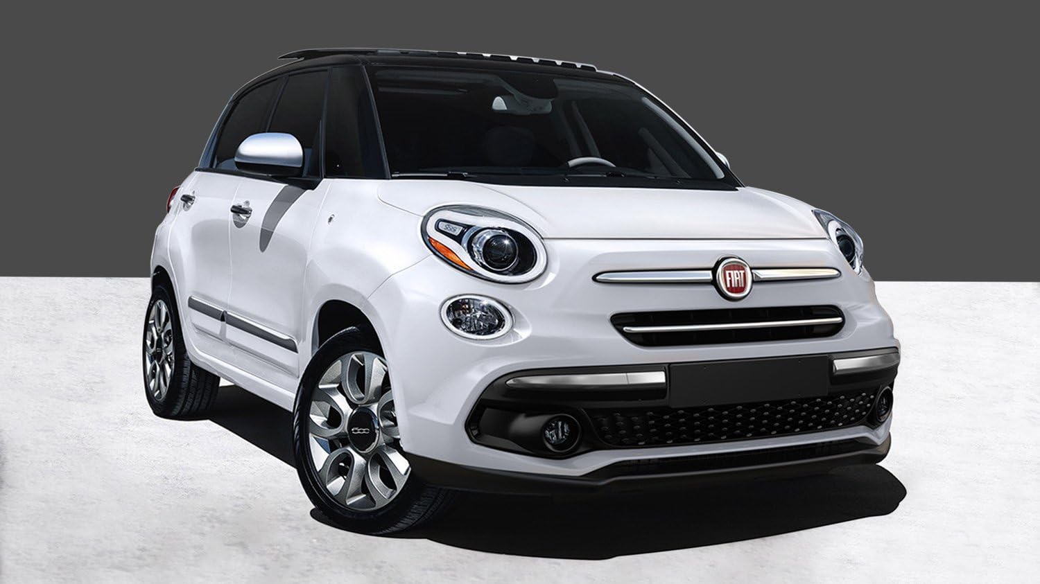 Paraurti Posteriore Protettivo Per Fiat 500L 2017-2018 – In Acciaio Inox Spazzolato Grafite, Resistente E Facile Da Installare