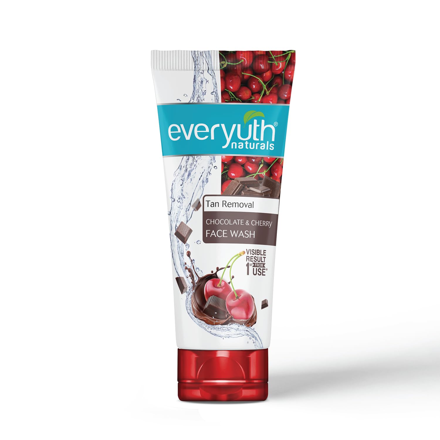 Everyuth Naturals Choco Cherry Face Wash, 150 g | Deep Cleansing Foam for Clear & Radiant Skin | Chocolate & Cherry Extracts | Daily Use Skincare-image-21