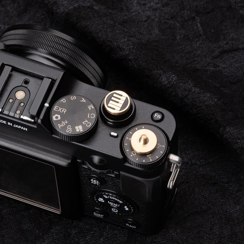 Camera Shutter Button, Soft Shutter Button for Fuji-Film X100 X100S X-10 X20 X-E1 XT10 XT20 XE2S X100F X100VI Nikon ZF