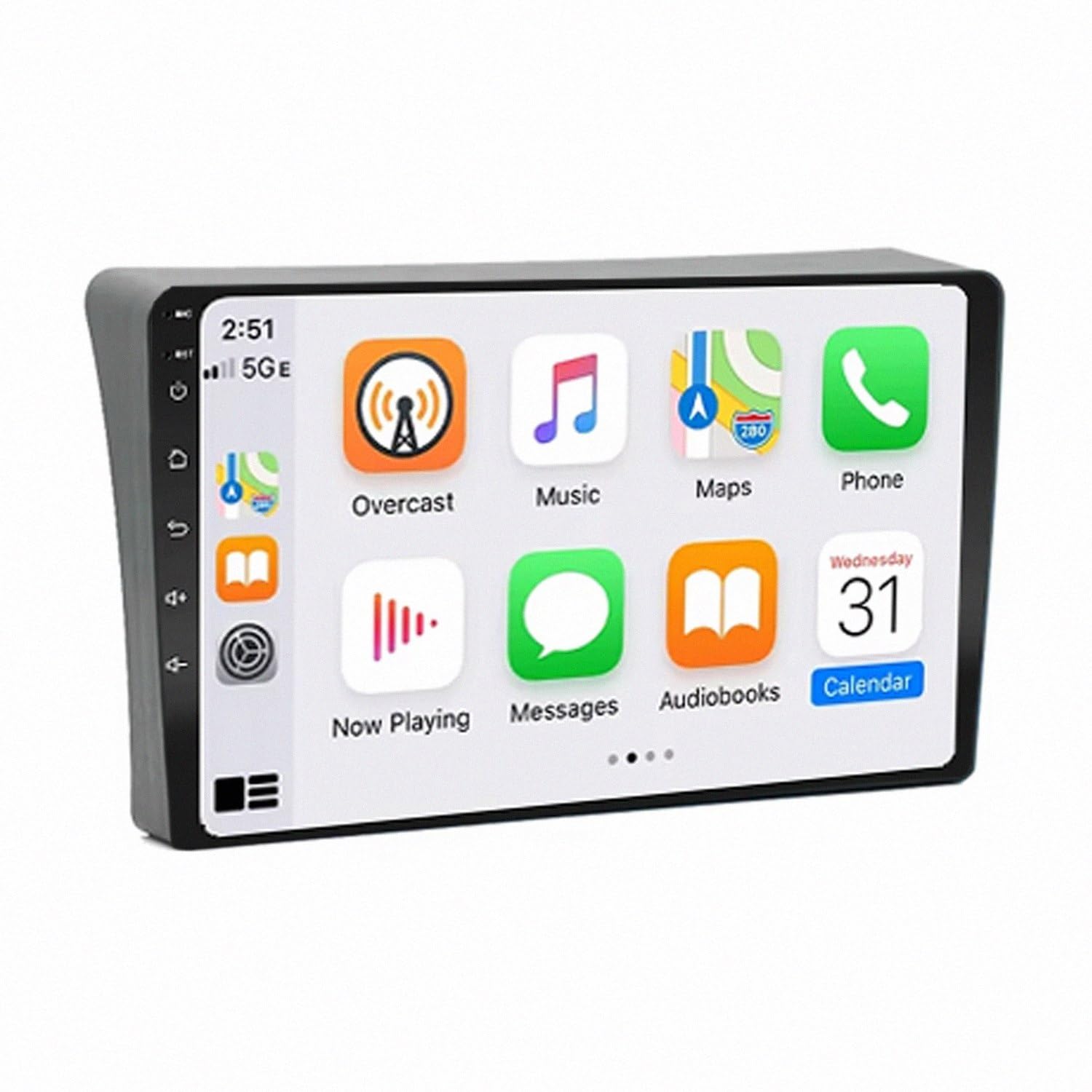 Radio coche 2 DIN para Nissan Navara D40 2005-2010 con Carplay y Android Auto 1G+32G 8