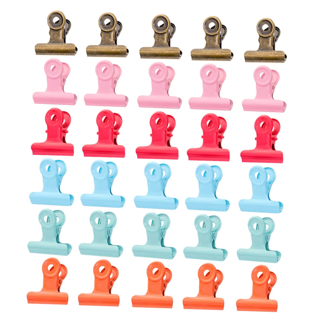 Tofficu 120pezzi Clip Metallo Fermagli Per Ufficio e Scuola Vari Resistenti e Pratici Per Documenti e Organizzazione Teli Ombreggianti
