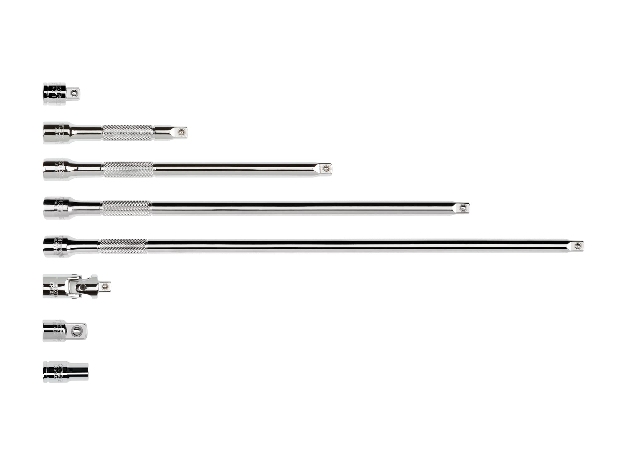 TEKTON Juego de accesorios de accionamiento de 1/4 pulgadas (8 piezas) | SHA90010