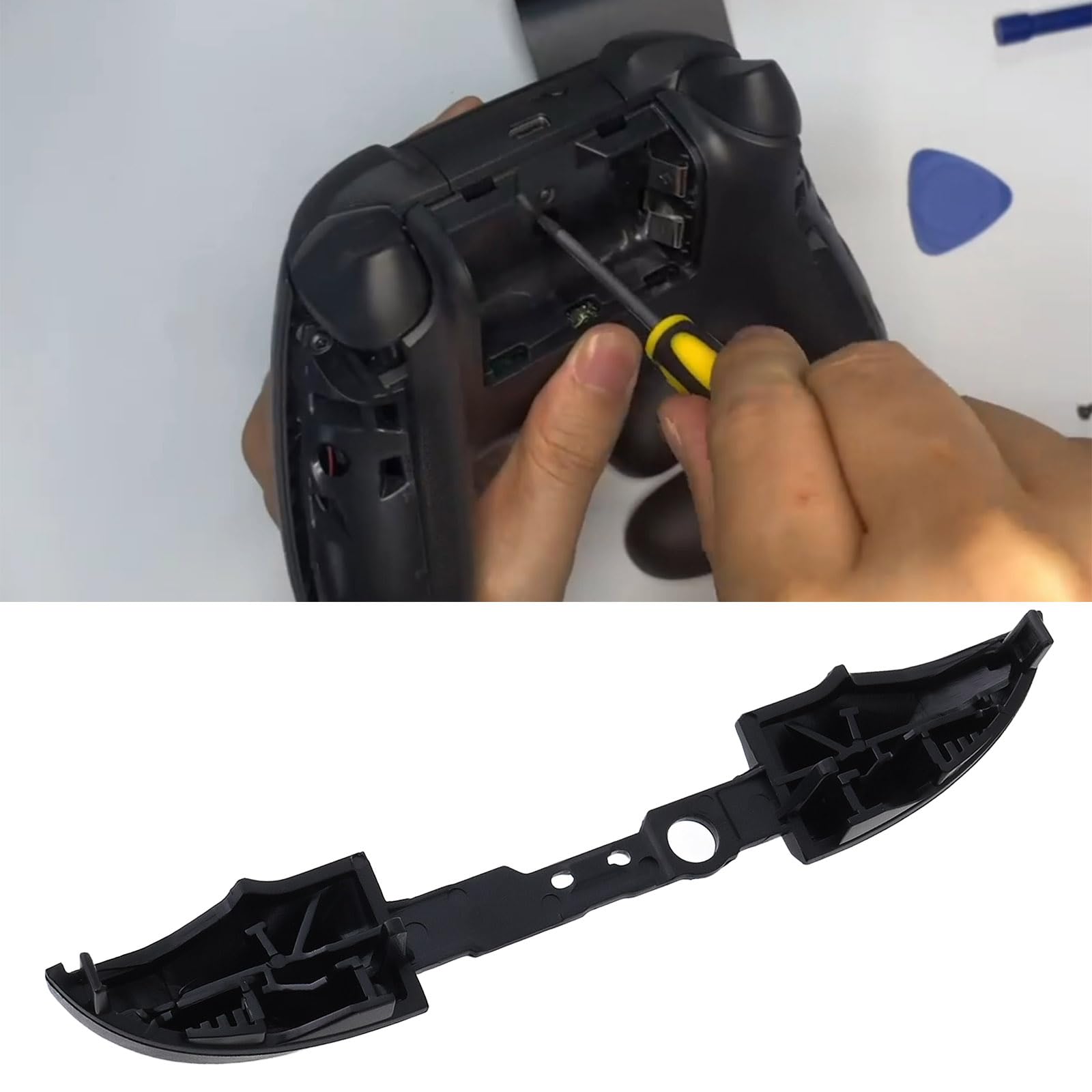 Create idea 1 Juego de Reemplazo de Botones RB Y LB para Consola de Juegos Compatibles con El Controlador Xbox Series X S (Modelo 1914) Color Negro
