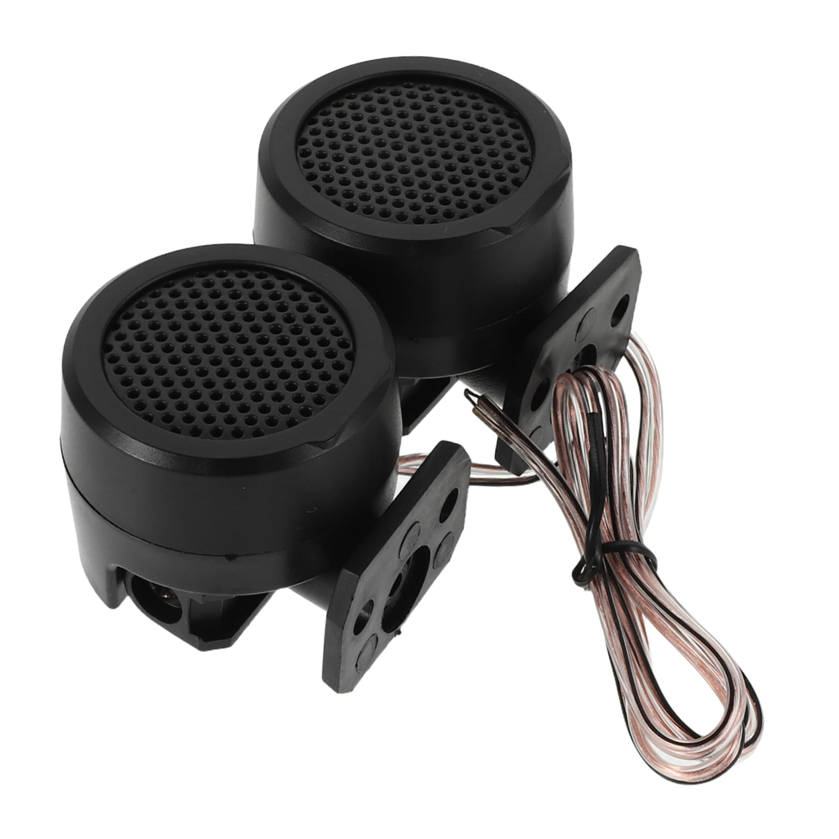 STOBAZA 1 Pair Car Tweeter Speakers Compact Round Loudspeakers for Car Audio System Easy Install Vehicle Stereo Accessories Authentic Sound Quality Upgrade