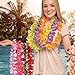 PREXTEX Hawaiian Leis for Luau Party Decorations - Colorful, 41 Pack - Flower Garlands for Adult and Kids - Tropical Hawaiian Necklace for Birthdays, Pool, Tiki, Aloha Island Themed Parties