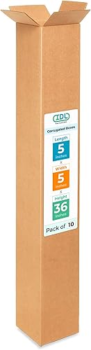 Miniatura 193 de Cajas para envío IDL Packaging - B-1266-5 de cartón corrugado, tamaño pequeño, de 12 pulgadas de largo x 6 pulgadas de ancho x 6 pulgadas de alto