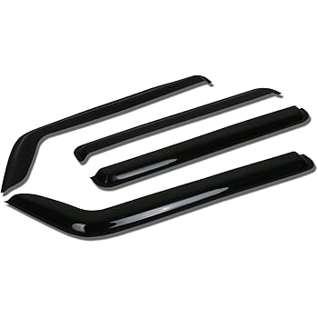 Amazon Com Replacement For Hummer H3 Gmt345 4pcs Tape On Window Visor Deflector Rain Guard Automotive