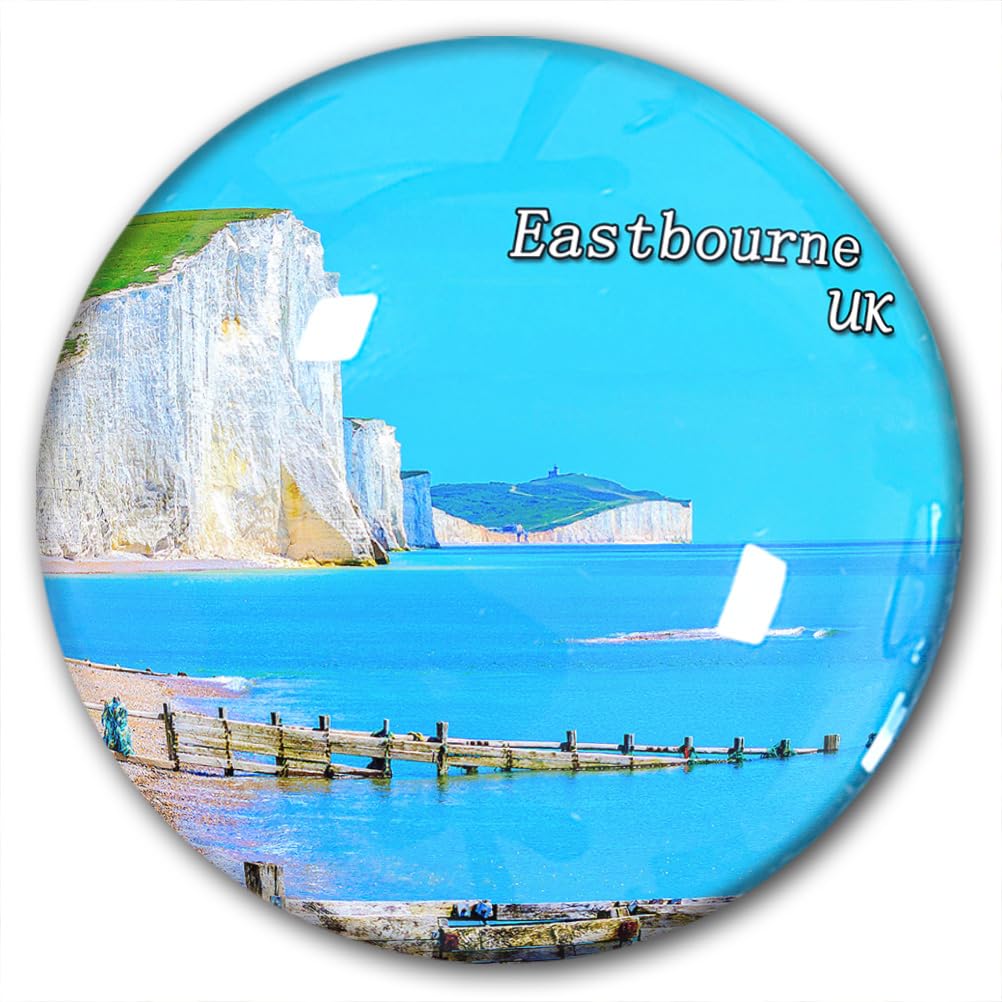 Afghanistan-0001 Uk Eastbourne Fridge Magnet Refrigerator Stickers Decorative Magnet Travel Souvenir Glass