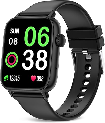 Reloj inteligente para hombres y mujeres de 1.9 pulgadas, compatible con teléfonos Android, compatible con iPhone, Samsung, Android, IP68,