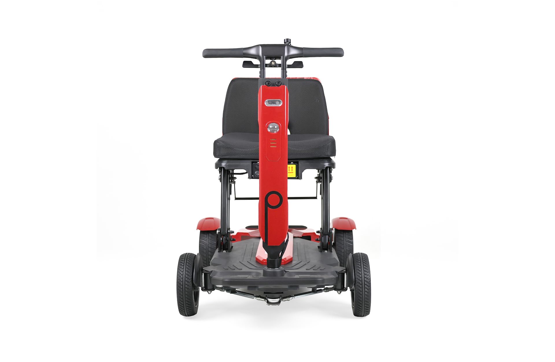 Prophete SM4 - Scooter elettrico compatto a 4 ruote pieghevole con motore da 250 W, 2 batterie agli ioni di litio da 24 V/6 Ah, portata fino a 20 km, luce LED, pneumatici in gomma PU, carico 120 kg
