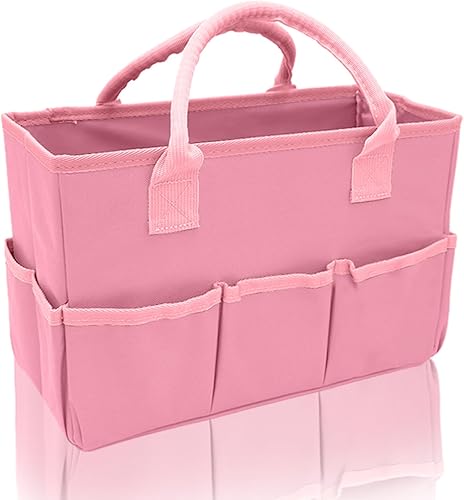 Cupohus Bolsa organizadora de arte para manualidades con bolsillos y Hadles, organizador de tela Oxford para profesores, oficiales, artistas,