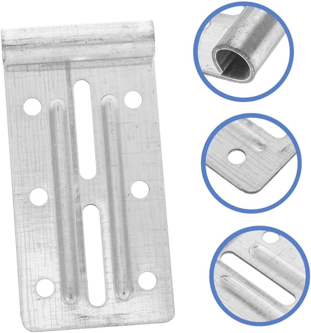 WOONEKY 2pcs Heavy Duty Garage Door Bottom Lift Brackets Metal Support Brackets for Garage Door Reinforcement Overhead Track Stabilizers for Enhanced Safety and Installation