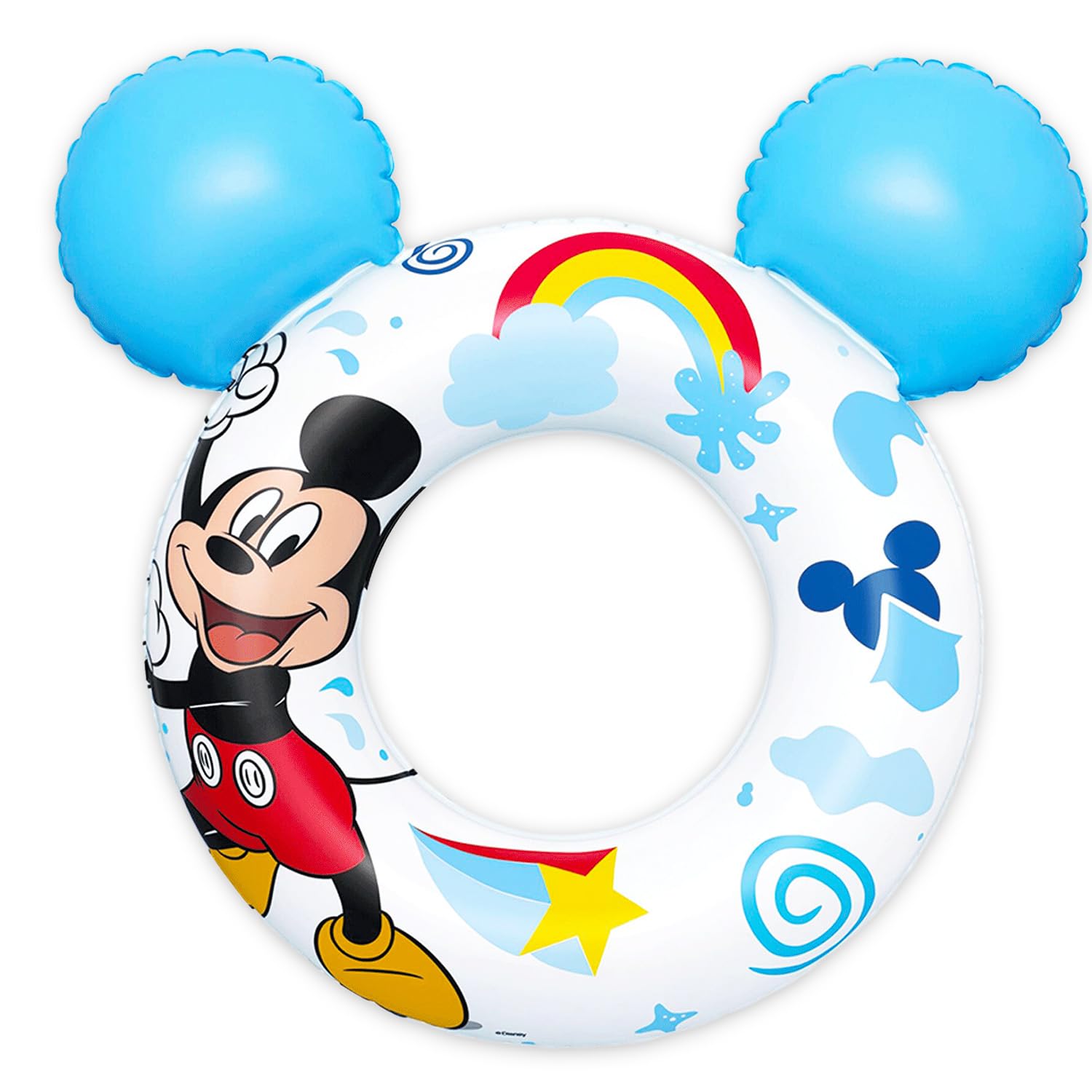 Ensemble de jouets de piscine Mickey Mouse pour enfants – Ensemble cadeau Disney avec bouée gonflable, lunettes, sac fourre-tout, autocollants et plus encore | Jouets Mickey Beach pour enfants