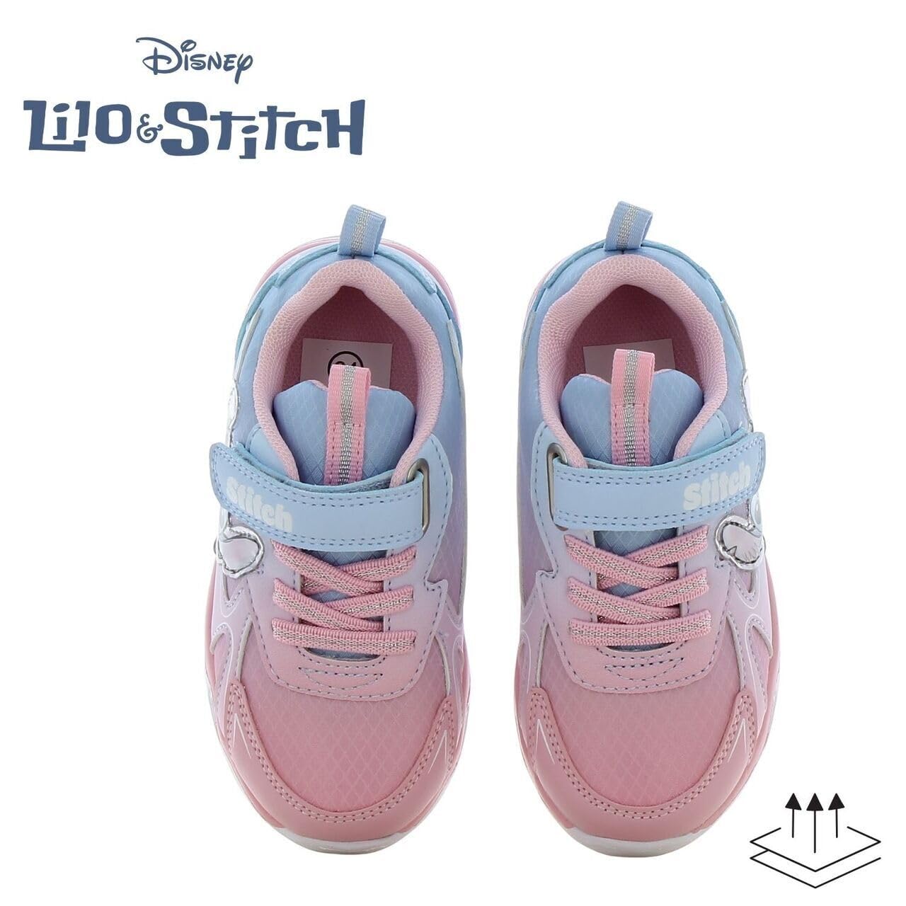 Leomil Lilo & Stitch Zapatillas con Luces Niña | Zapatos con luces para niñas, Ligeros y cómodos, Ideal para la escuela y el tiempo libre, Disney Lilo & Stitch