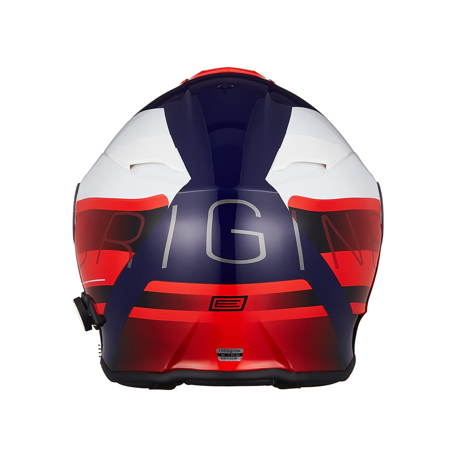 ORIGINE Casque de Moto Bluetooth Casque Modulable Intégral avec Double Visiè Homologué ECE 22-06