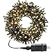 Produktbild MOLVCE LED Lichterkette außen und innen Warmweiß Weihnachtsbeleuchtung Lichterkette mit 8 Leuchtmodi + Timer + Memory-Funktion, Wasserdicht für Weihnachtsbaum, Hochzeit, Balkon, 30m, 300LEDs