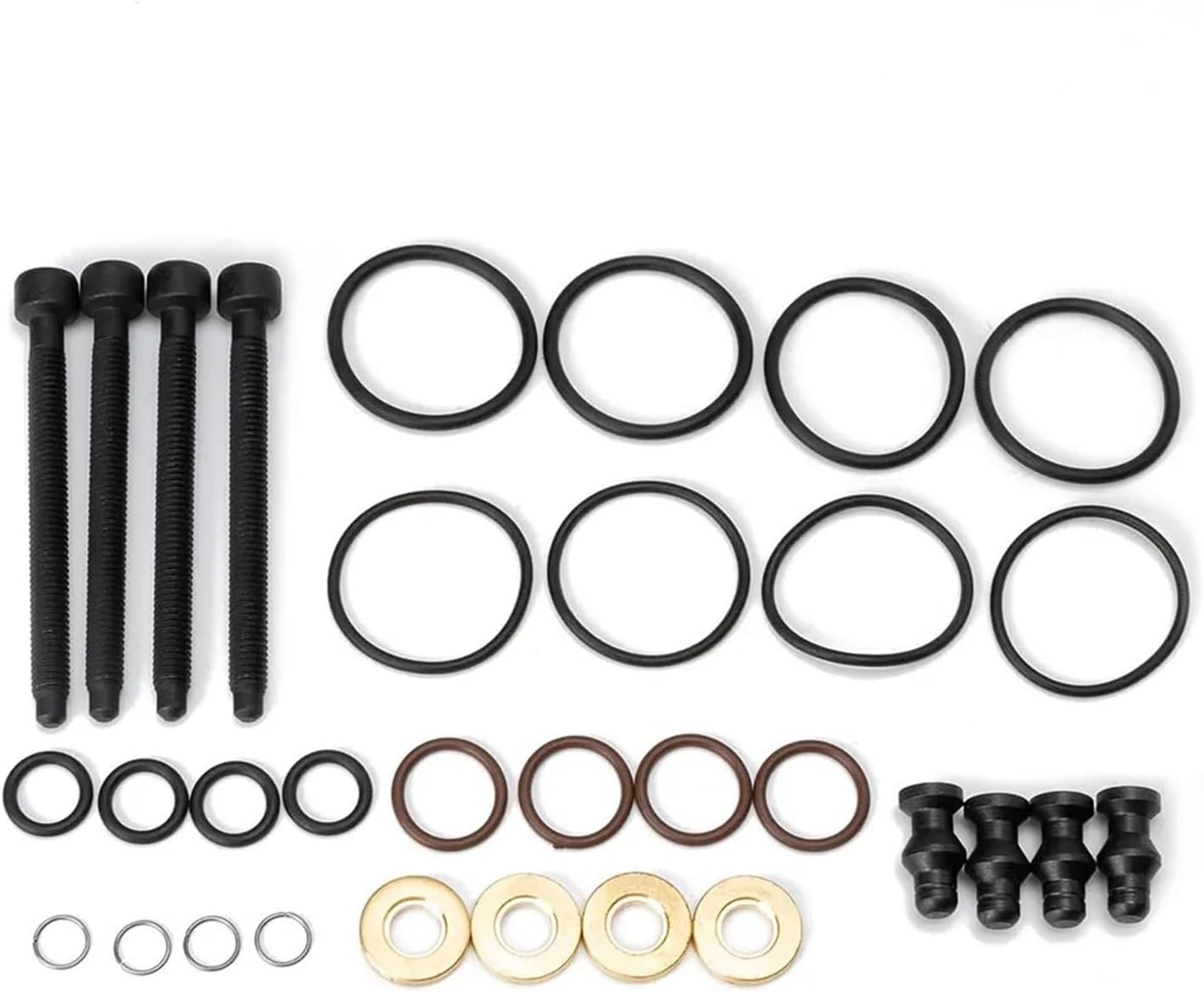 Car Accessories Fuel Injector Seal Kit Seat 1417010997 038103385A A2 3 4 6 Compatible With Galaxy VW Jetta Golf Passat Compatible With Touran TDI