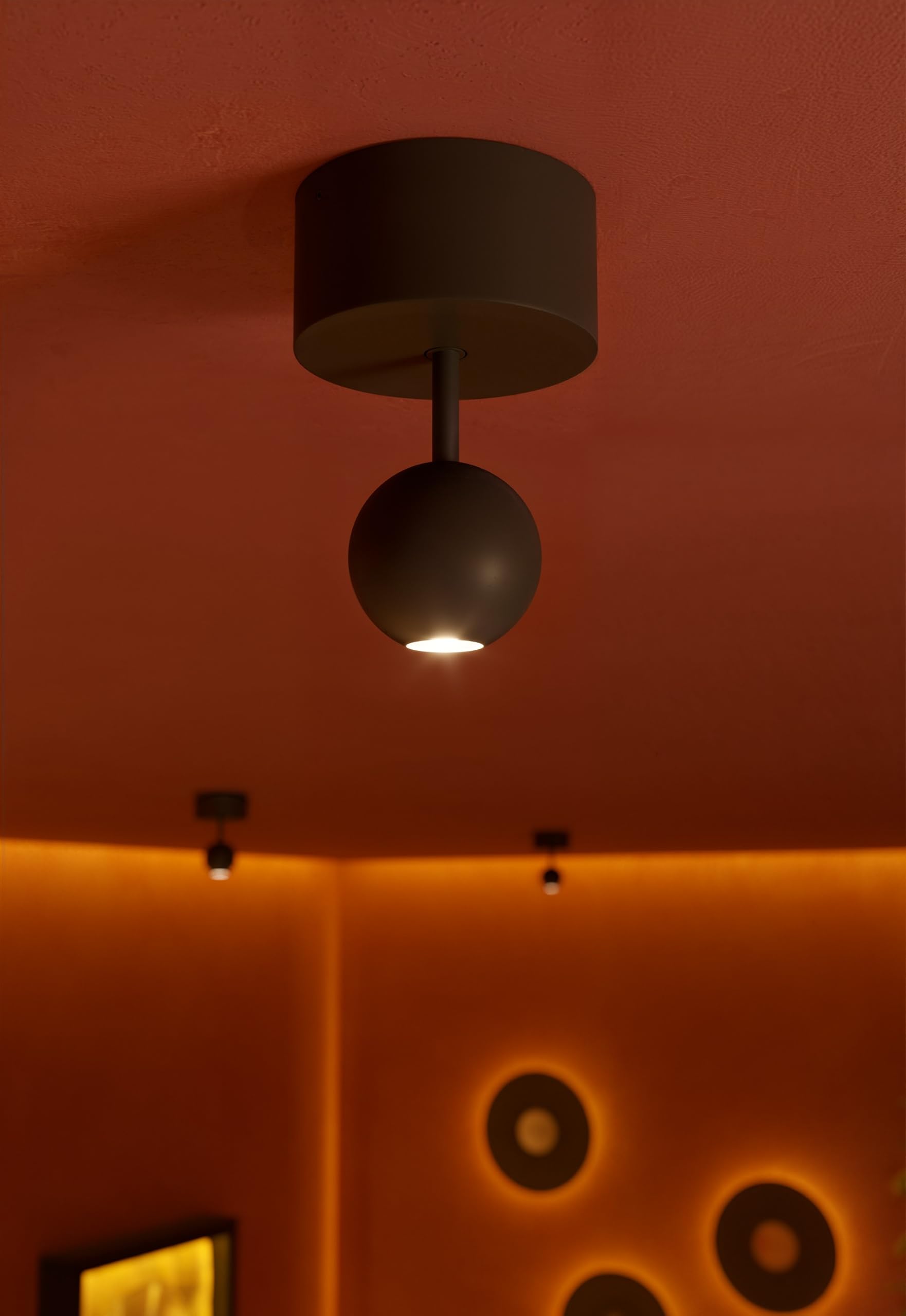 Lampa LED dekoracyjna powierzchnia 4,5wBeneito Faure BORA FLORON 4624 czarny 3000K