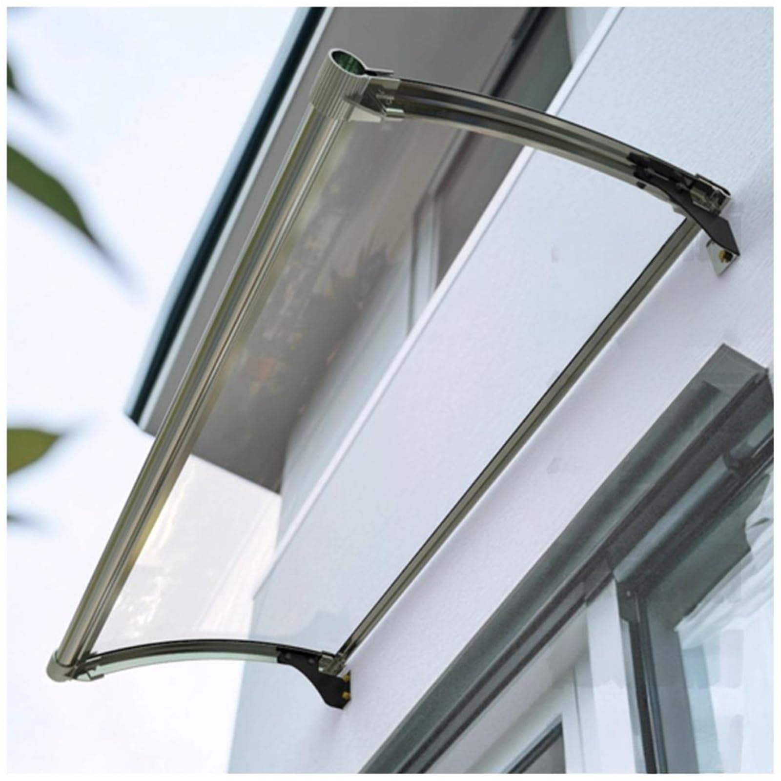 Auvent extérieur anti UV et pluie pour stopper les infiltrations de porte 90x220