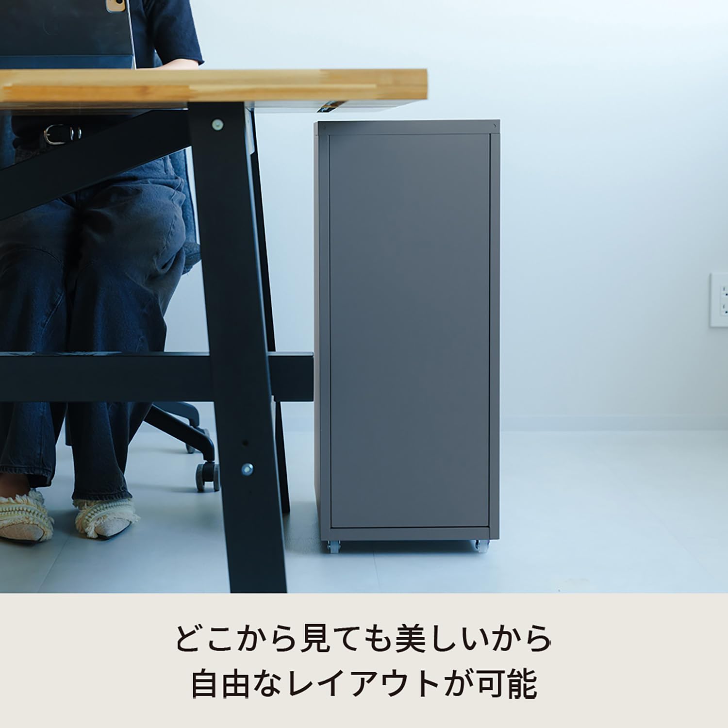 Amazon｜永井興産 くらしのストレージワゴン5段 引き出し キャスター付