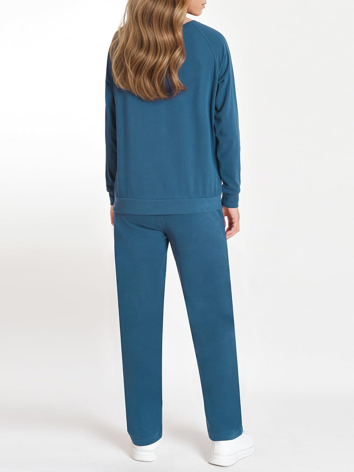 Weintee Women's Petite Sweatsuits for Elderly Jogging Suits Petite Length Lounge Sets - Image 3