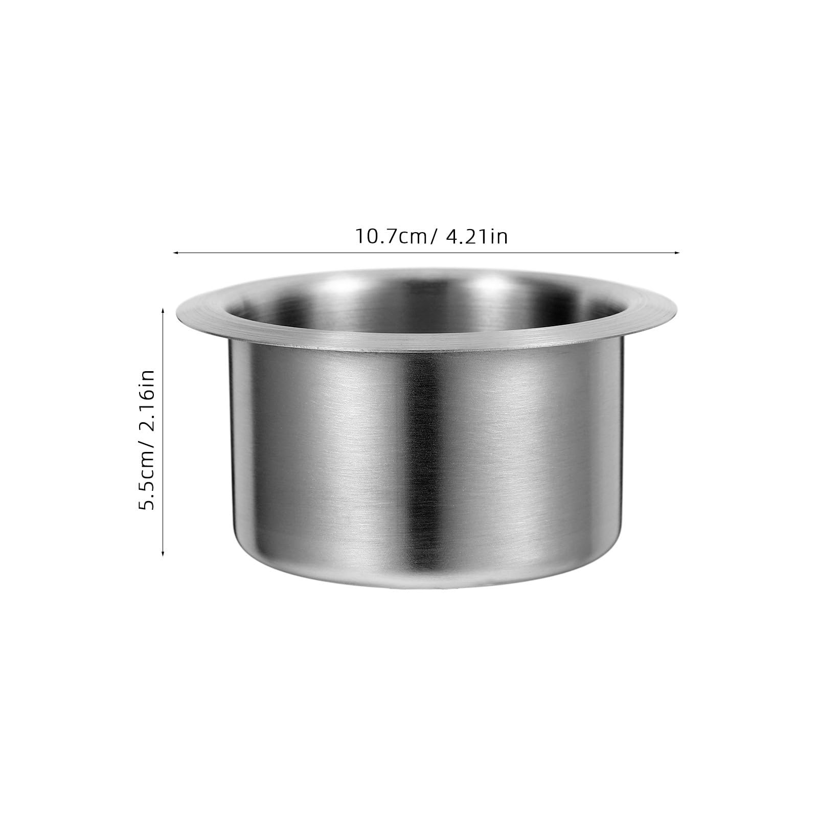 Porte-gobelet 8,5x5,5cm en Acier Inoxydable 10 Pièces Voiture