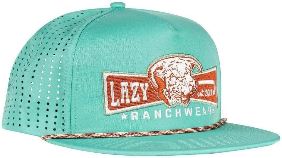 Lazy J Ranch Diamond Banner Performance Rope Hat - Unisex Adjustable Trucker Hat