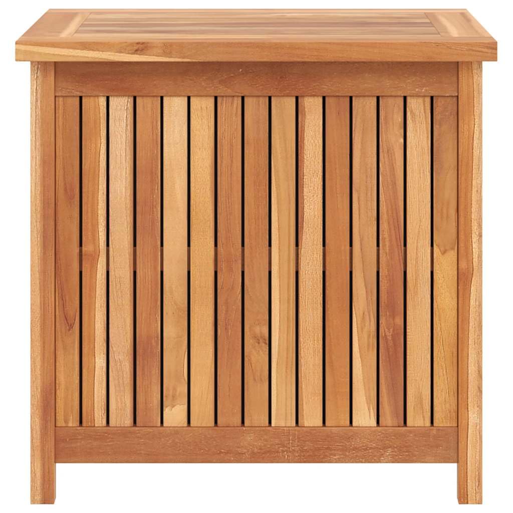 Générique Schowek ogrodowy 60x50x58 cm z litego drewna tekowego, skrzynia na poduszki i narzędzia zewnętrzne z wodoodporną podszewką