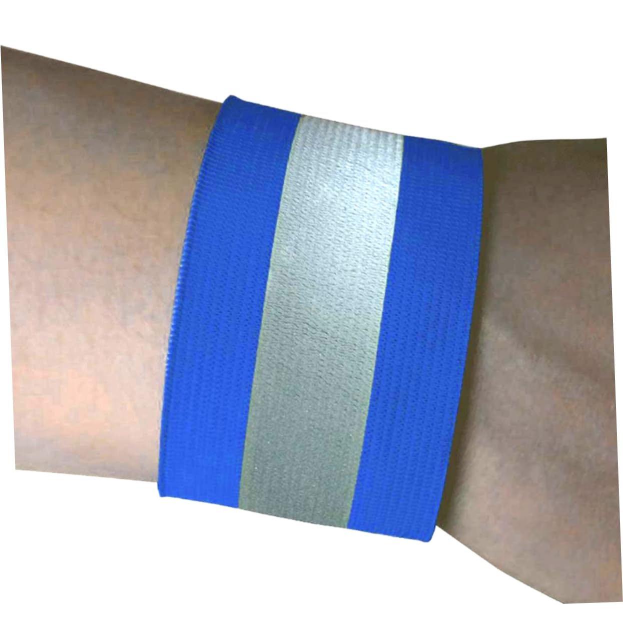 YARNOW 24pièces Brassards Réfléchissants Lumineux pour Course Accessoires De Sécurité pour Jogging Et Cyclisme Milieu Sombre Bleu