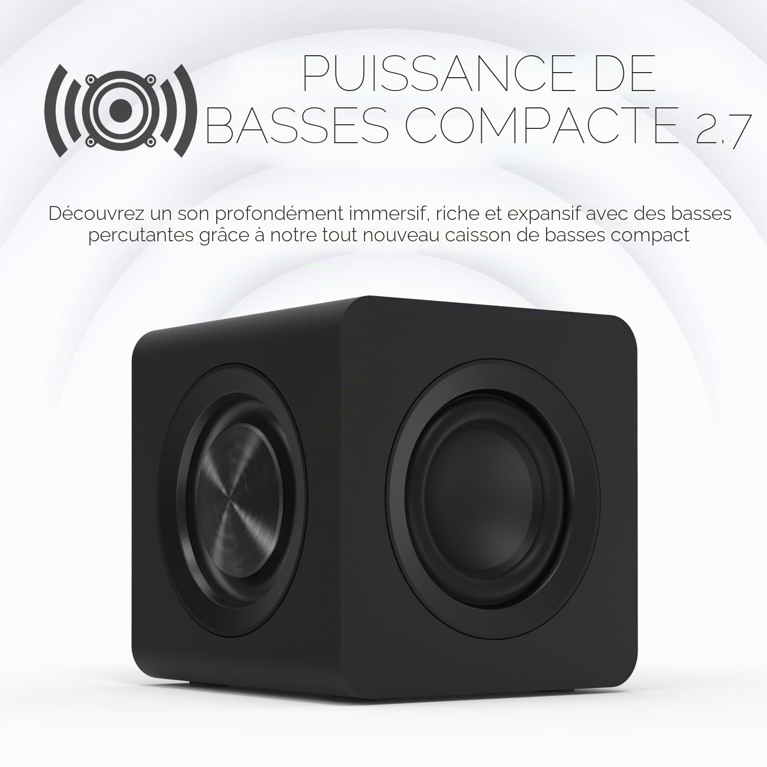 Creative Pebble X Plus 2.1 Haut-parleurs d'ordinateur USB-C Caisson de Basses RVB