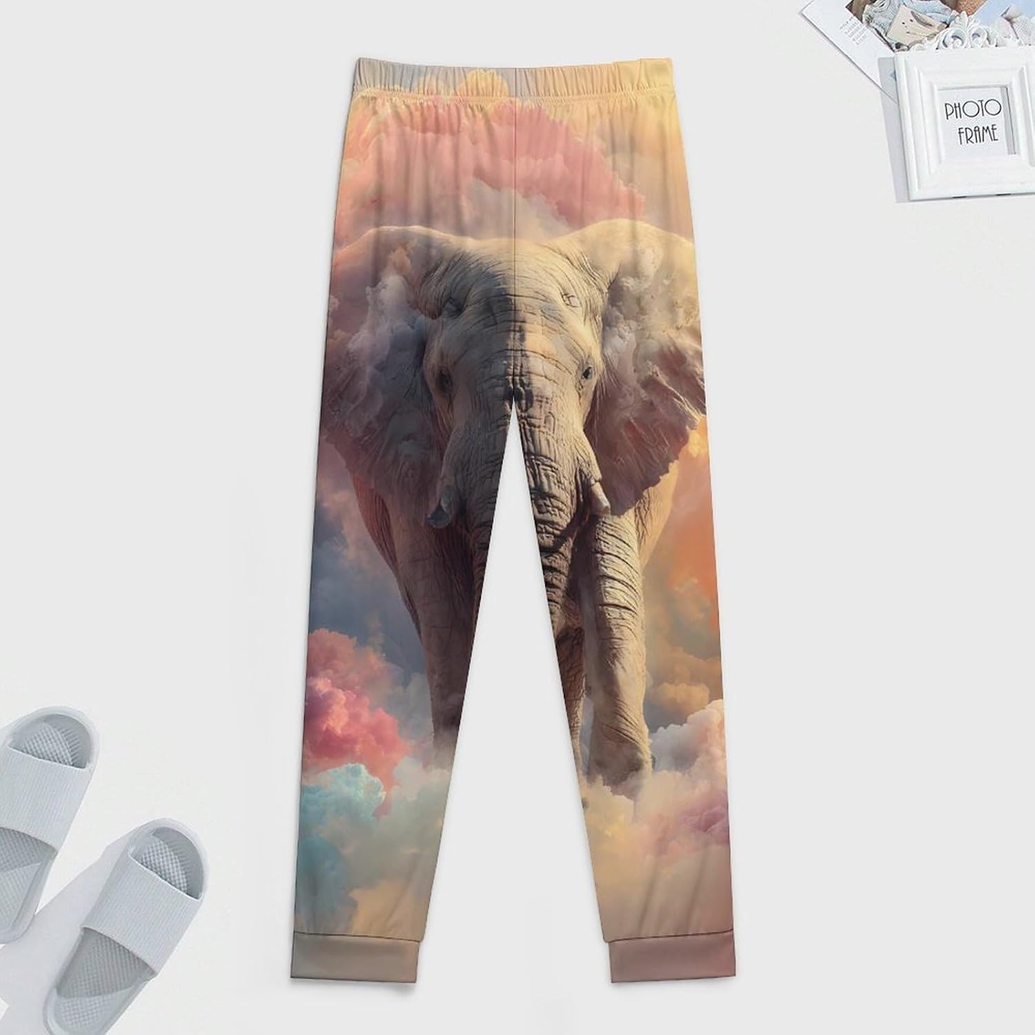 Elephant in The Clouds Mens Pajama Pant Soft Sleep Pants Loungewaer Casual Pj Bottoms
