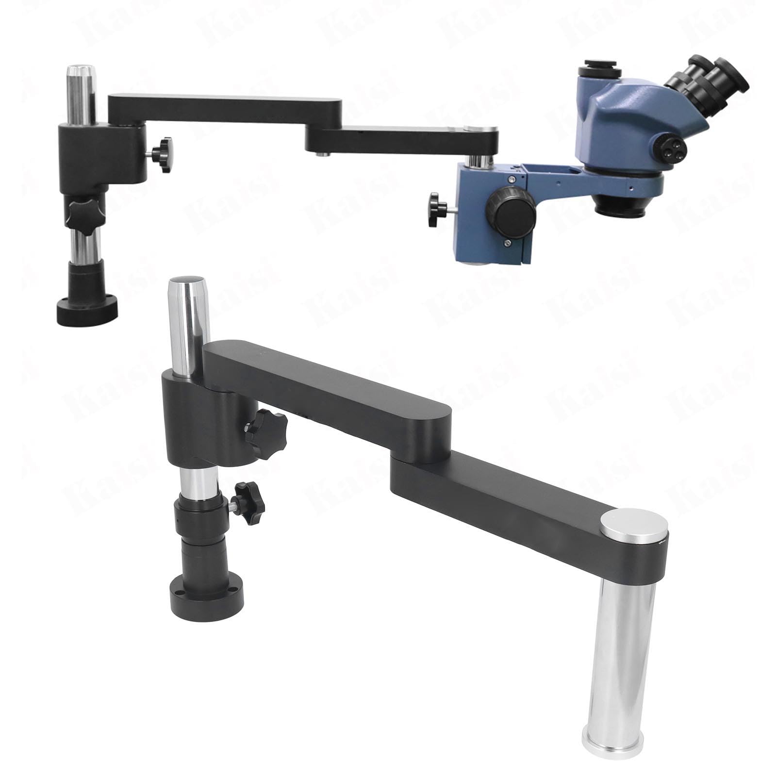 Haofy Supporto per Braccio Flessibile per Microscopio per Saldatura Supporto da Scrivania per Microfono per Carichi Pesanti per Microscopio Elettronico Monoculare Stereo