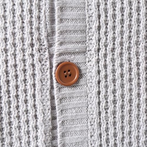 Pull thermique épais homme contre le froid avec col roulé boutonné chic