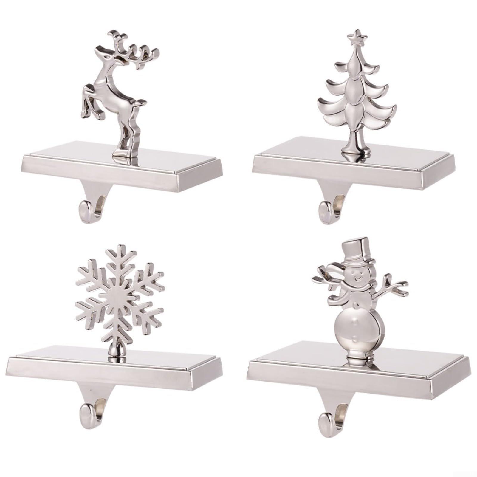 Décoration Noël Vintage Lot De 4 Supports à Chaussettes De Noël Décoration Noël Vintage Lot De 4 Supports à Chaussettes De Noël