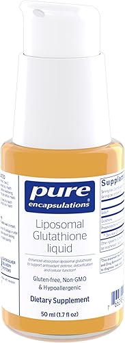 Pure Encapsulations Glutatión líquido liposomal  Absorción mejorada Glutatión liposomal para apoyar la defensa antioxidante, desintoxicación y