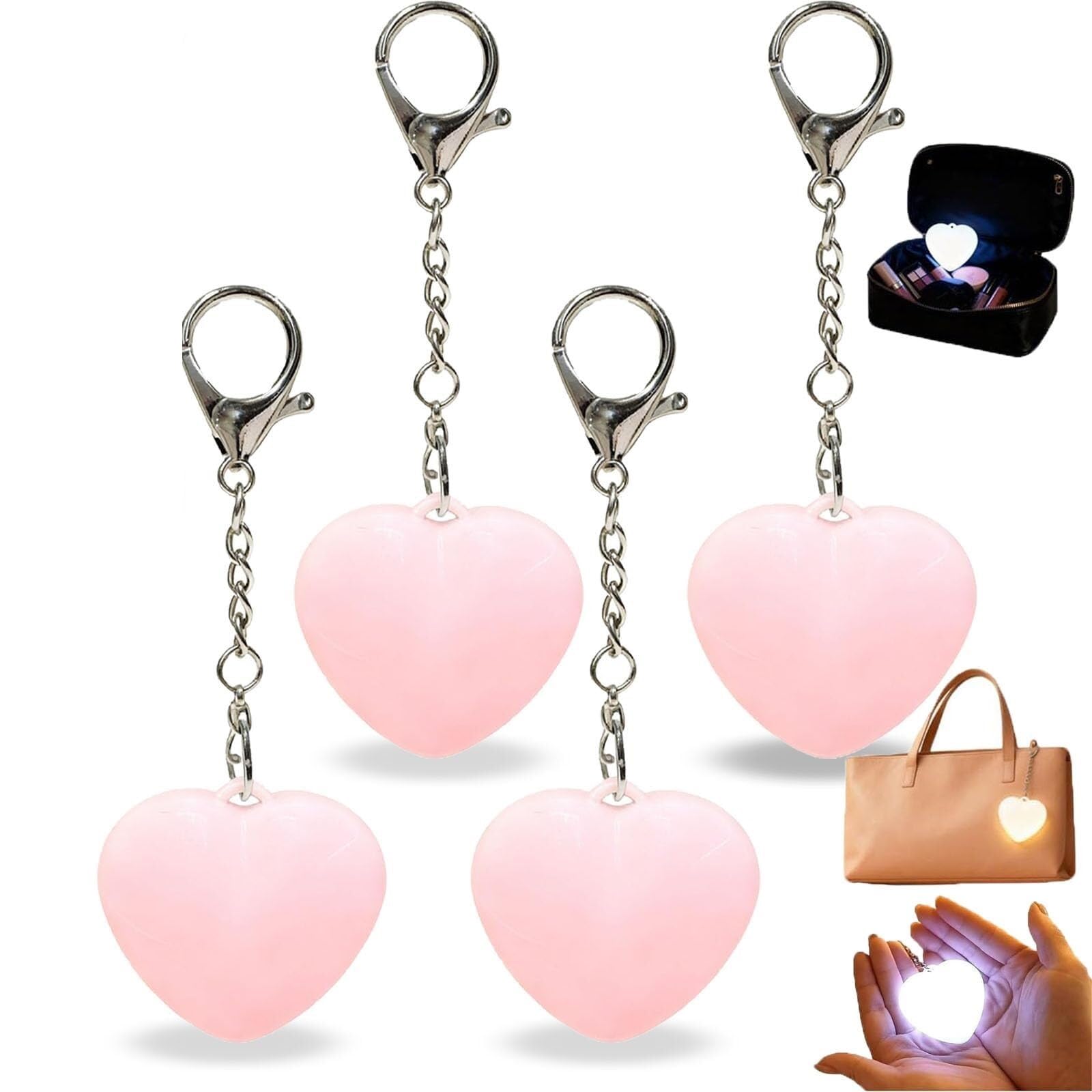 Indispensable pour les femmes lampe de sac tactile rose 4pcs