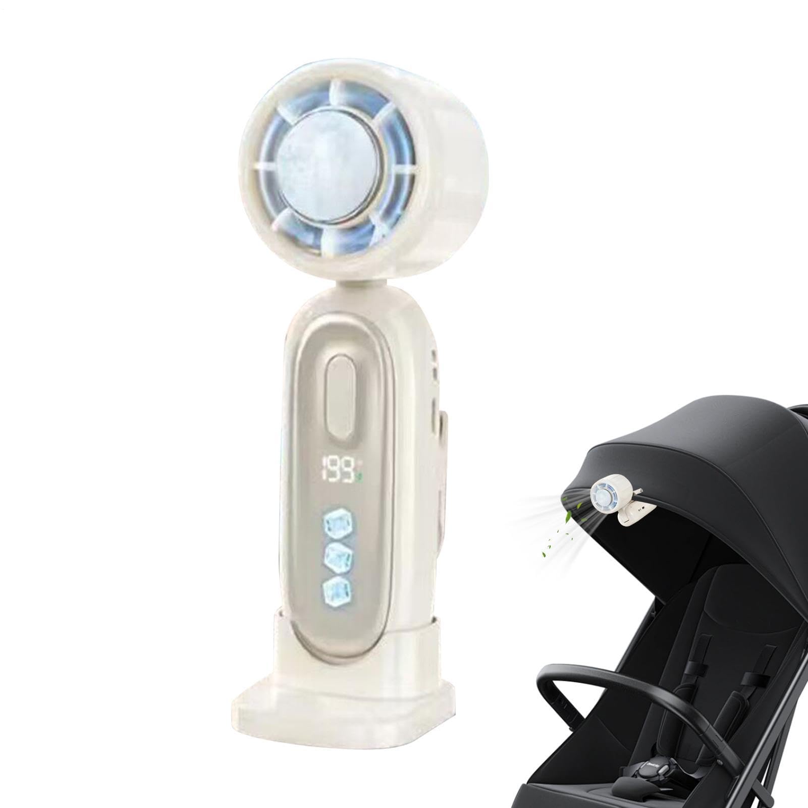 Ventilador personal portátil recargable que soluciona el calor en tu dormitorio
