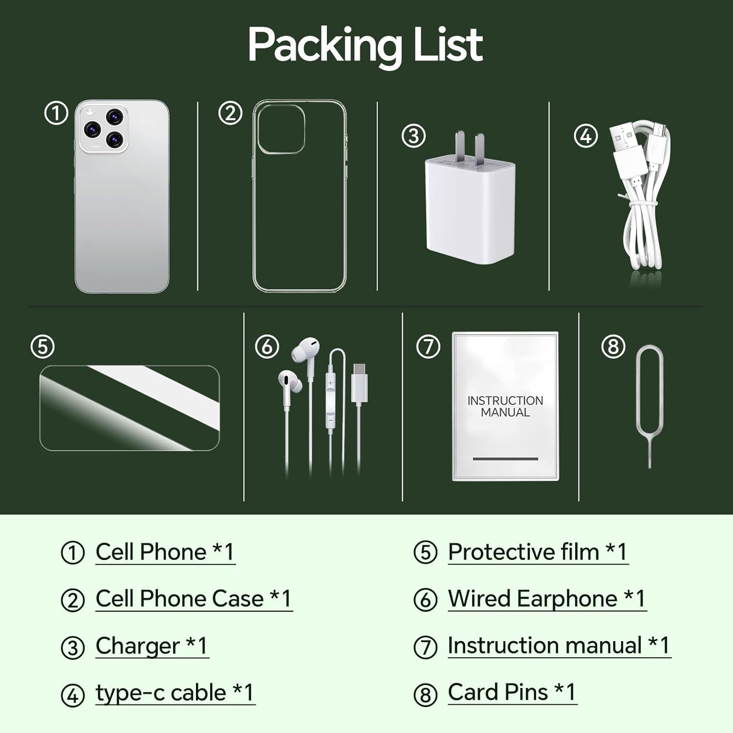 L16 ProMax Unlocked Phones, 12GB+512GB Expandable to 1TB Android 14 Smartphones,5000mAh Long-Lasting Battery, 3040x1440 OLED HD 6.8'' Display, 48MP+108MP Cameras, 5G/Dual SIM/GPS/WiFi,Gray