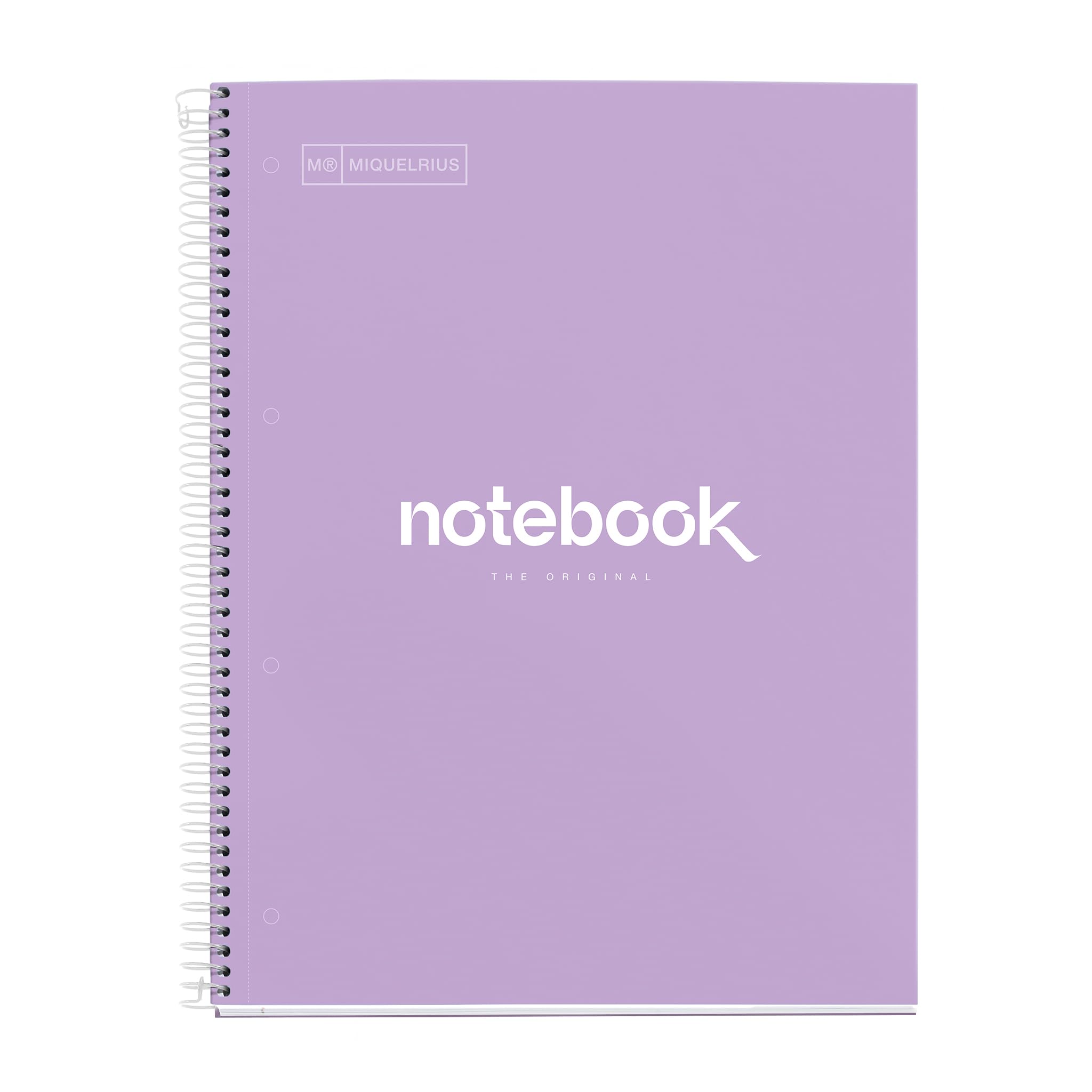 Miquelrius Spiral Notebook Lined A4 Cartón Lavender