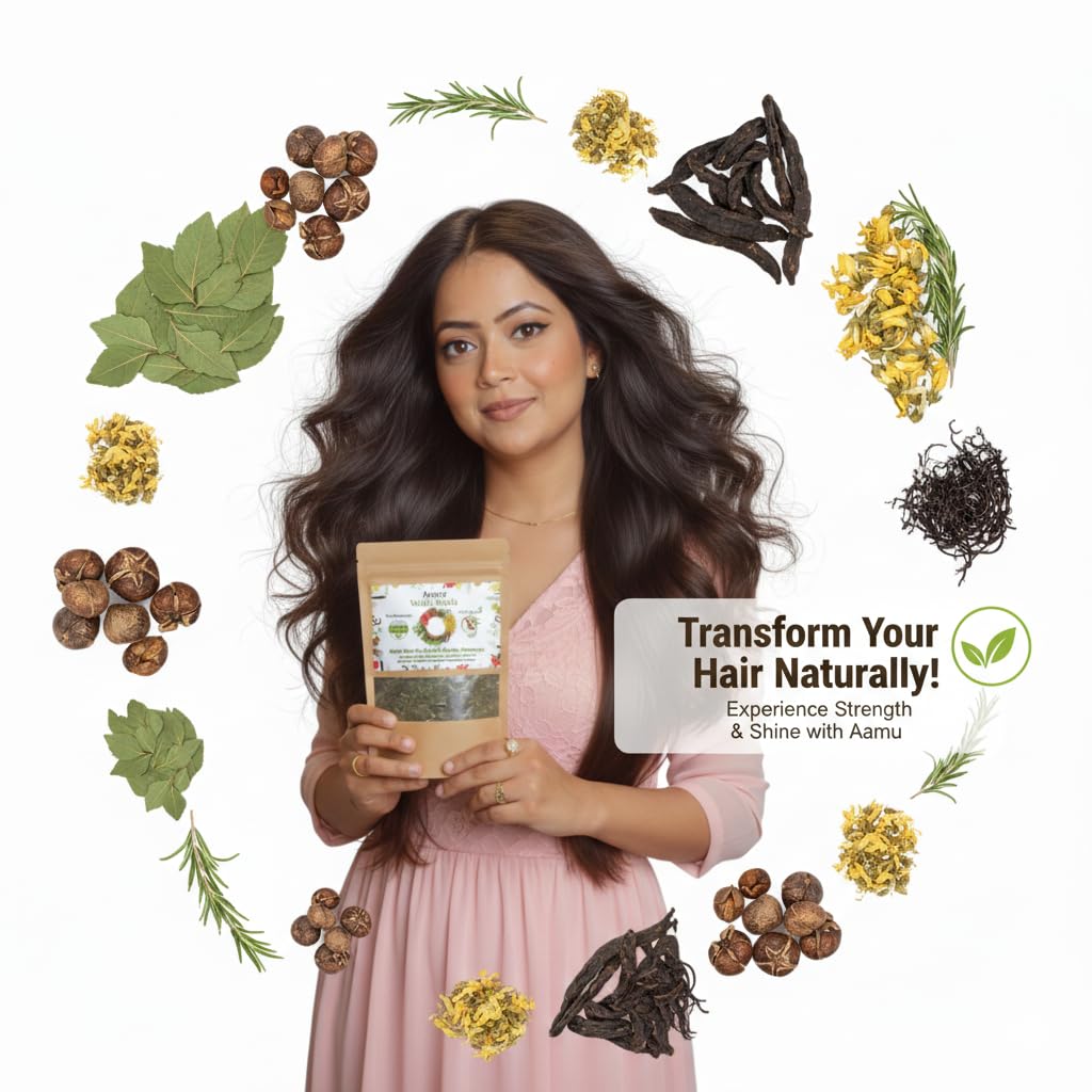 Vedic-Wash 100% Raw Dry Herbal Powder Shampoo, 30 Days HairDetox Pack 180 g (Pack Of 3) No Chemicals, 100% Vegan, Activa Herbs