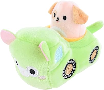 Squishville by Squishmallows Official Kellytoy Plush Squishy Soft Mini Harrison The Dog in Truck