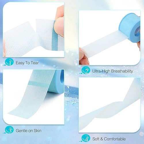 Miniatura 2 de LZM Cinta de pestañas para extensiones de pestañas, cinta de pestañas de gel de silicona para levantamientomaquillaje, sin látex para pieles