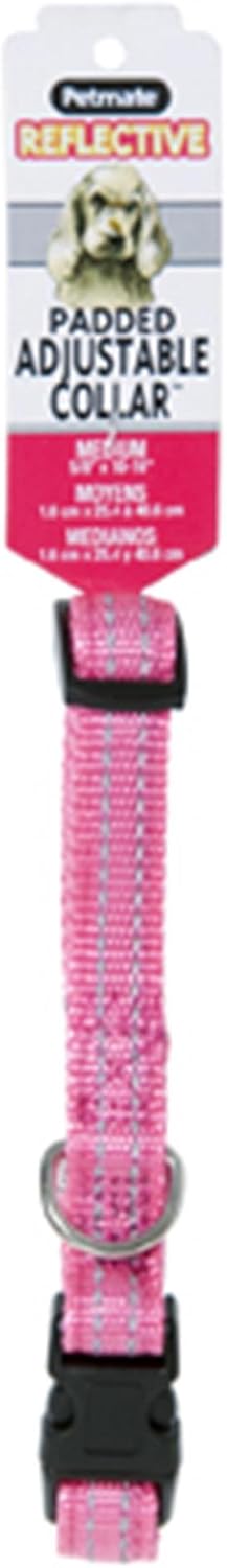 ASPEN PET PRODUCTS 1051256 Dog Collar, 5/8 by 10 to 16-Inch, Pink