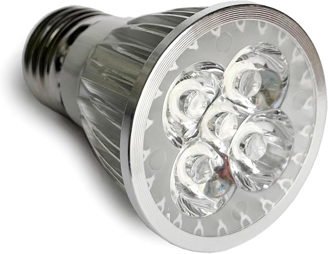 E26 E27 Infrared Spotlight Light Bulb Lamp (5X 3Watt LED), 940nM IR Illuminator, to Enhance Night Vision of IR Security Cameras, for CCTV Clear Surveillance Images at Night (940nM)