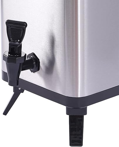 Vista 13 de Dispensador de bebidas aislado de acero inoxidable de 3.17 galones, dispensador de bebidas aislado cuadrado, dispensadores de bebidas frías