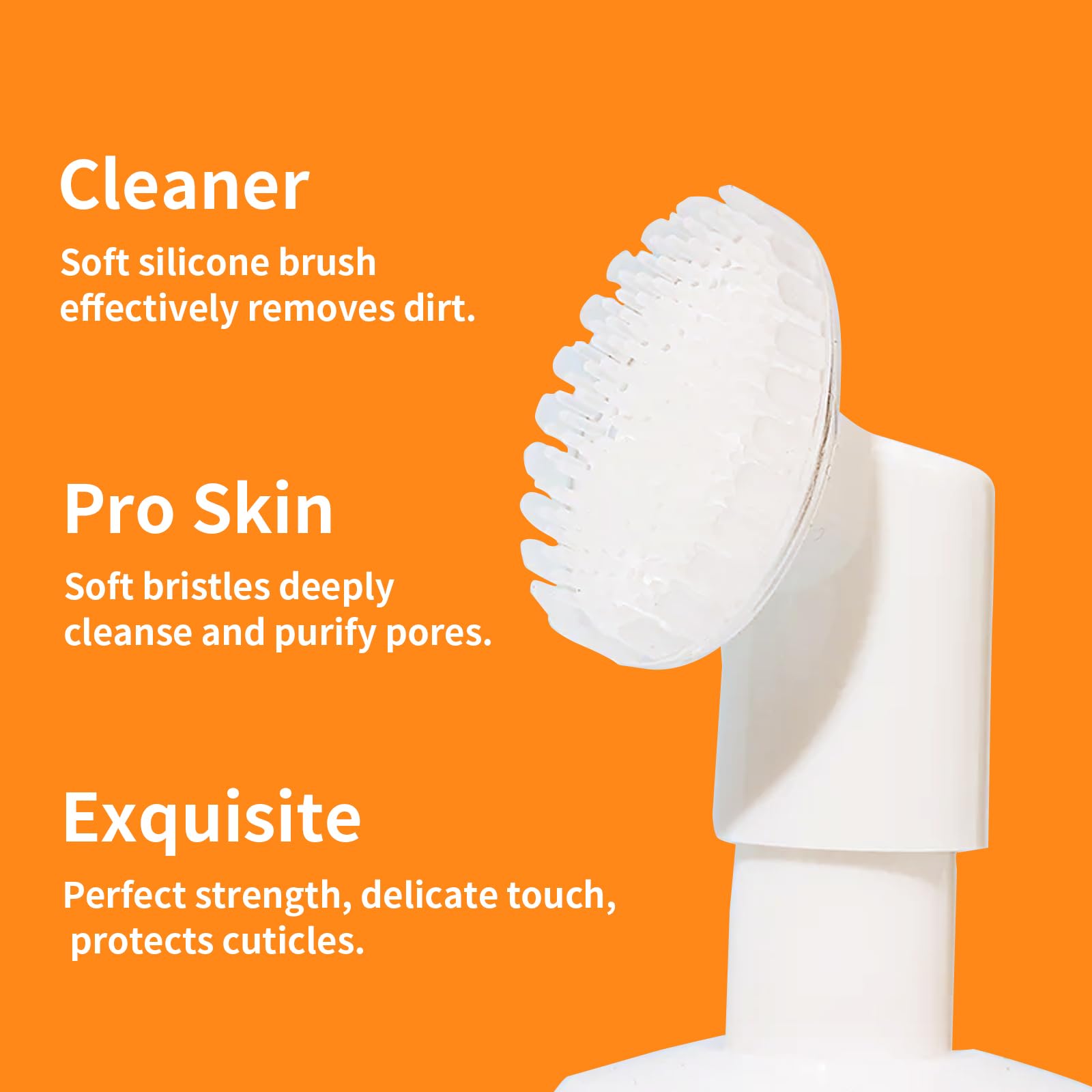 Jabón facial de cúrcuma con cepillo: limpiador suave en espuma para limpieza profunda, nutritiva e hidratación, adecuado para todo tipo de piel 5