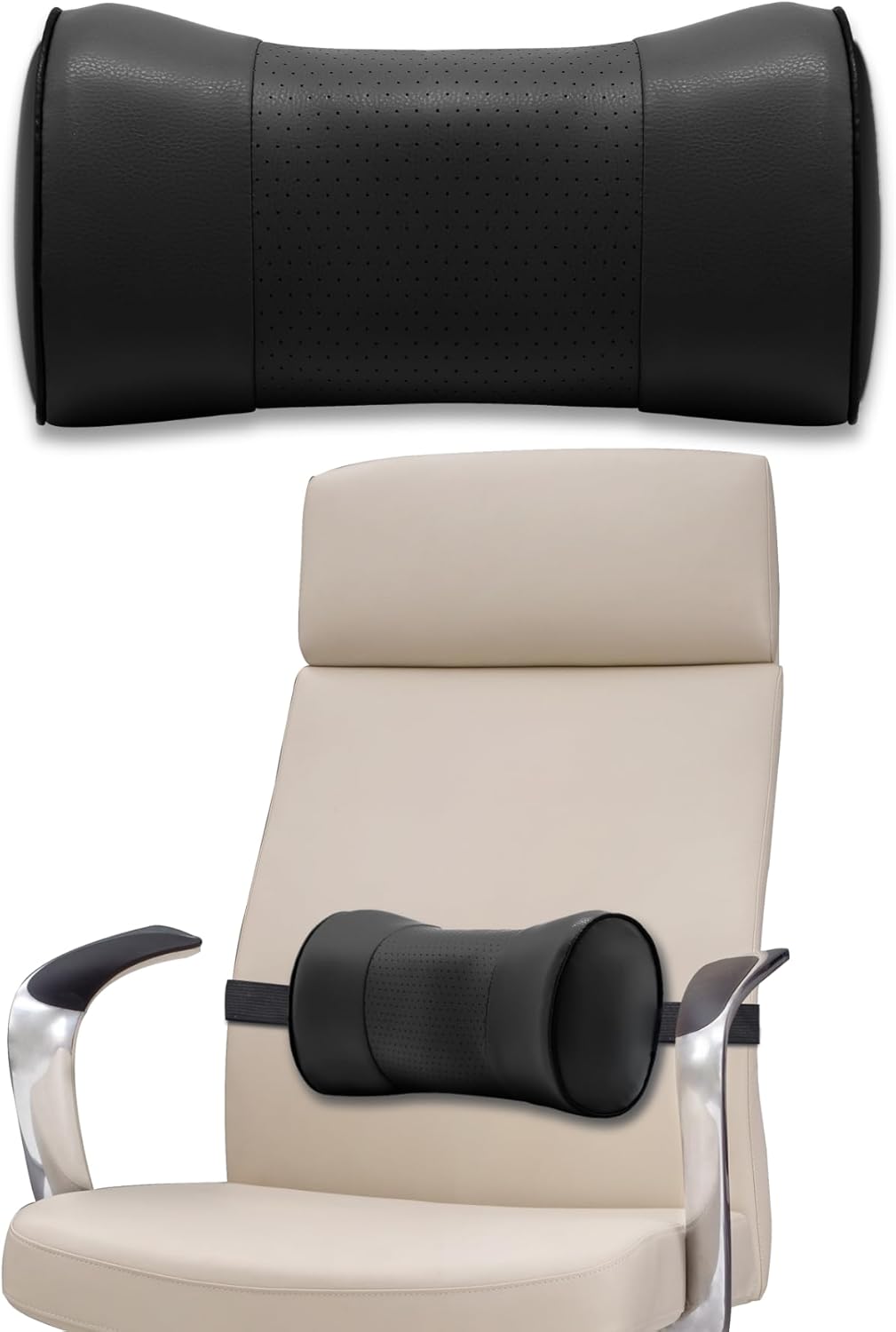 Desk Jockey Lumbar Roll Pillow for Lower Back Clinical