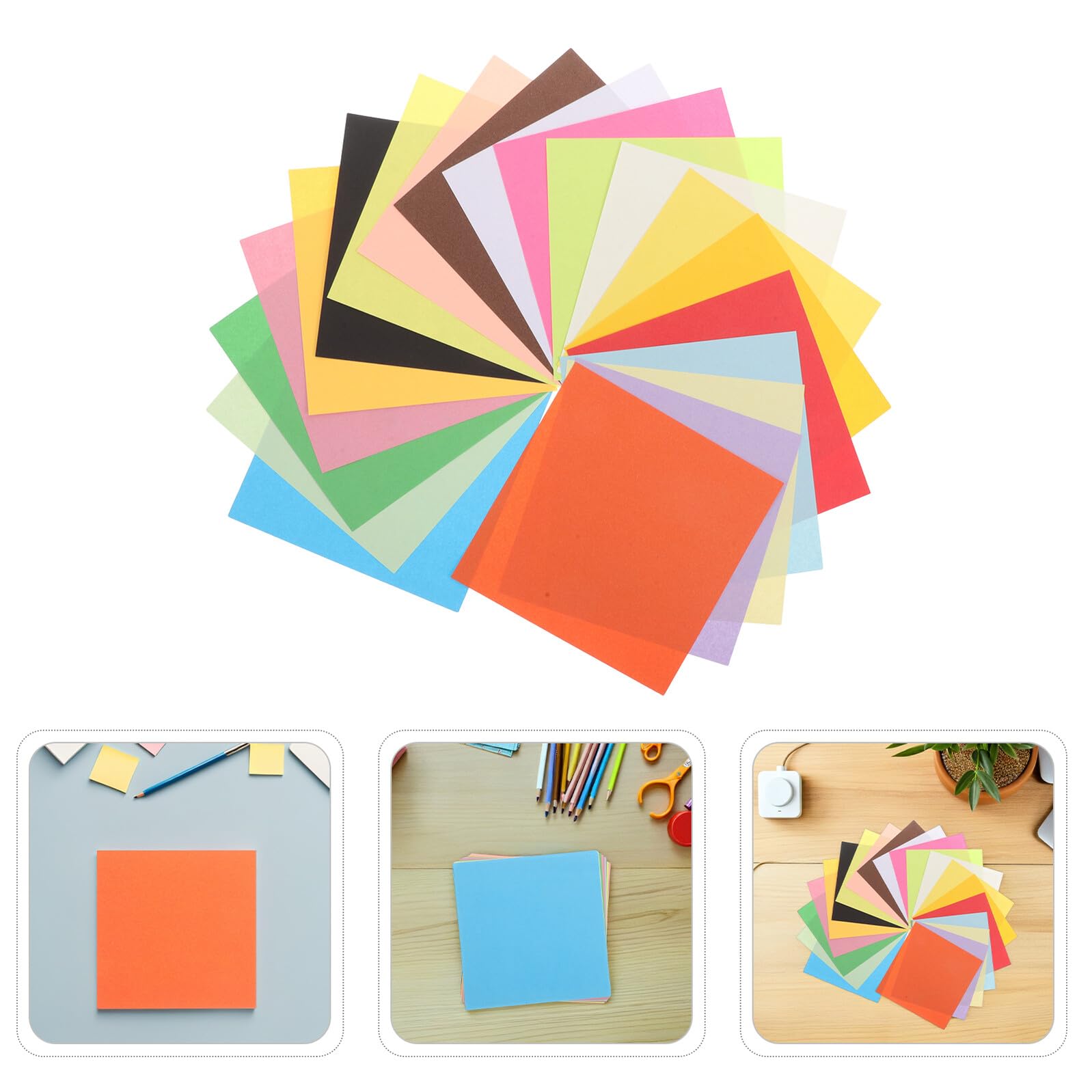 600pezzi Carta Origami Giapponese Fatta Mano Colorati per Lavoretti Creativi Biglietti d Auguri e Attività Scolastiche Didattiche